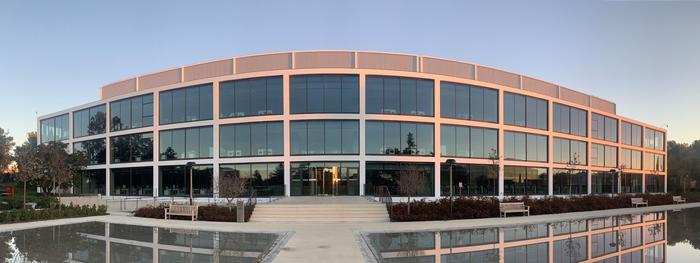 Panoramic view of ESpanix building in Madrid