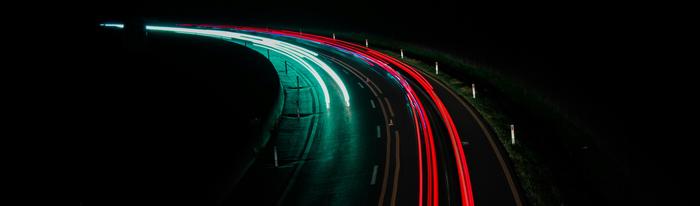 Carretera de noche